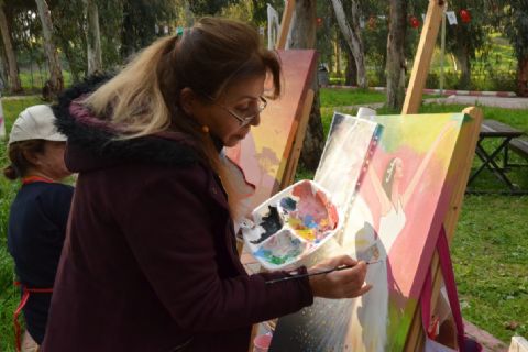 Büyükşehir’in Tarsus Gençlik Kampı’nda Sanat Dolu 8 Mart Etkinliği