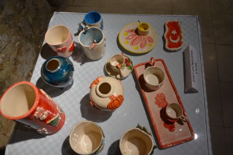 TOPRAĞIN ATEŞLE DANSI” SERAMİK SERGİSİ AÇILDI