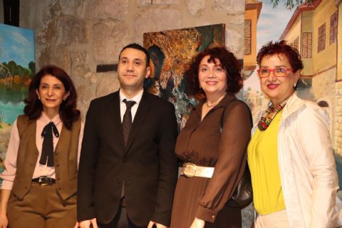 “BİR ZAMANLAR TARSUS” ADLI KARMA RESİM SERGİSİ AÇILDI